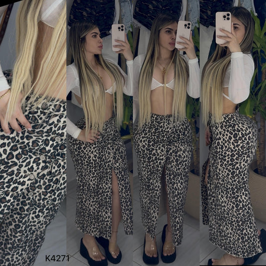 FALDA PRINT STRECH