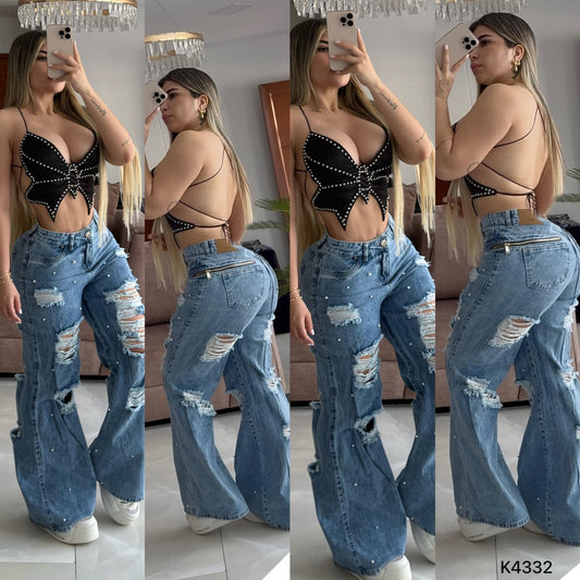 MOM FLAT PEDRERIA Y DESTROYER K4332 💖 ENVÍO GRATIS 💖