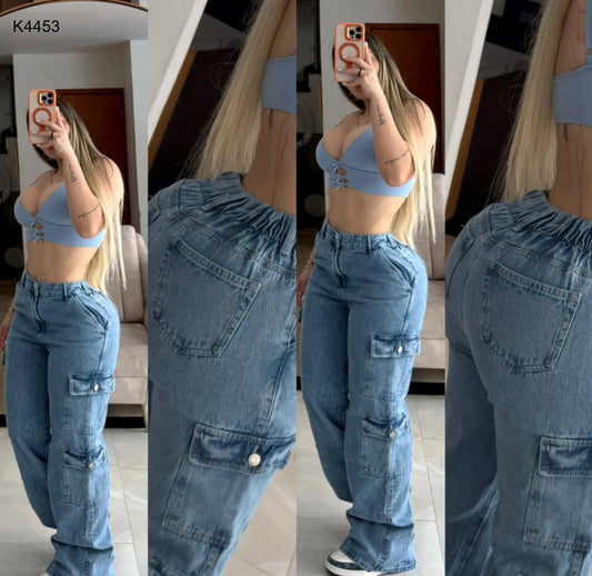 CARGO TELA RIGIDA  K4453 💖 ENVÍO GRATIS 💖